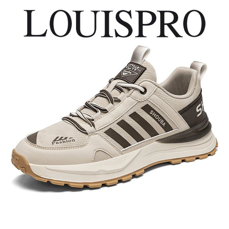 【LOUISPRO品牌】男士高端时尚轻奢舒适软底百搭轻便运动休闲鞋