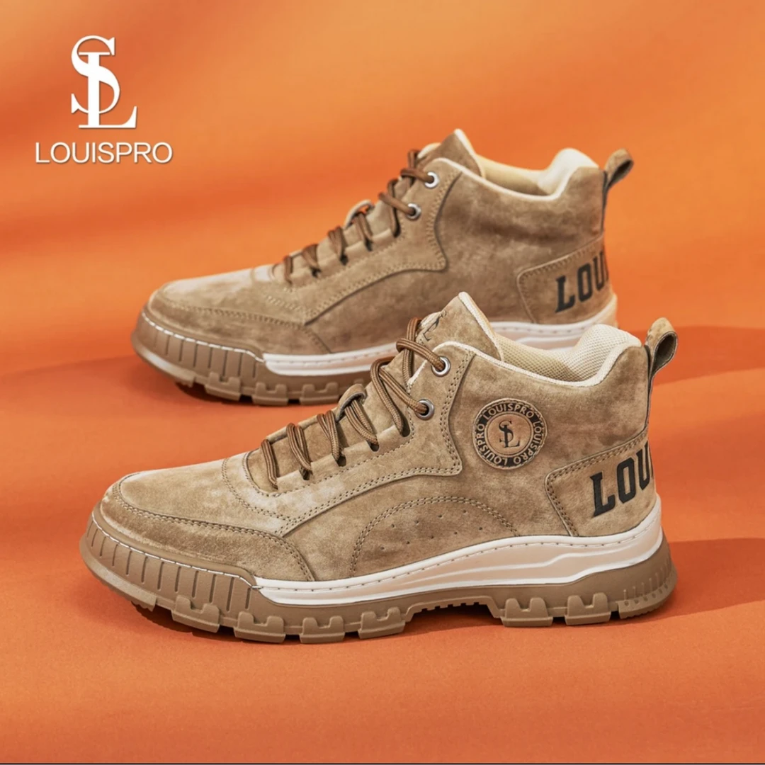 【保暖搭子】LOUISPRO男士冬季防风保暖舒适中帮户外工装马丁靴