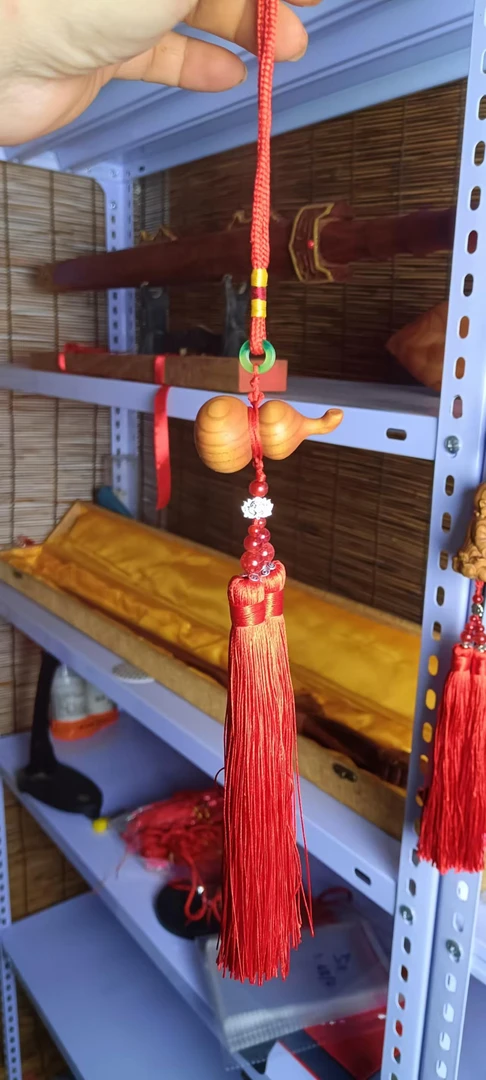 桃木葫芦挂件，手把件