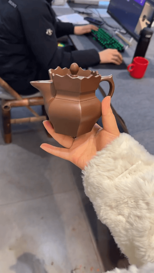 【闪购商品】紫砂茶壶预售 景舟僧帽 紫泥 220c