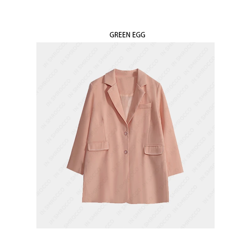 【年中大清清】7886加肥胖mm设计感西服微胖多巴胺大码西装女