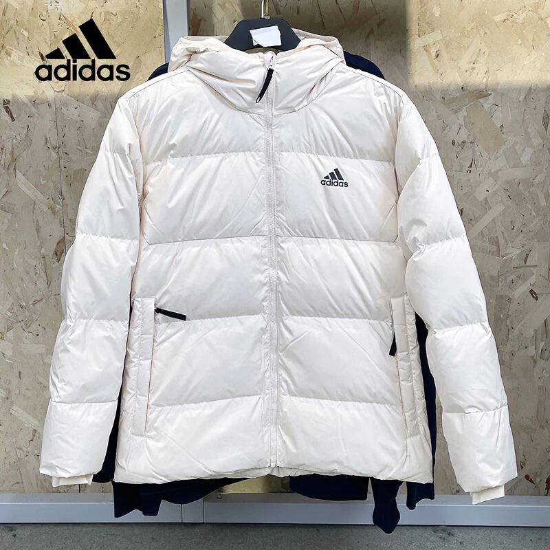 Adidas阿迪达斯女装冬季新款运动服防风休闲服上衣外套保暖羽绒服