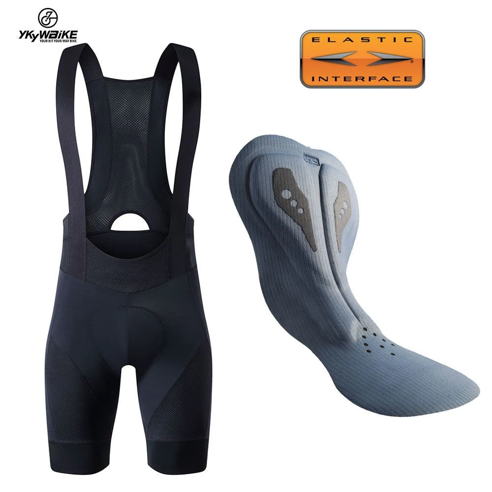 YKYWBIKE双箭头坐垫背带骑行裤男夏季短裤自行车公路山地车裤长途