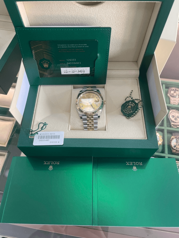 全新未使用 Rolex/劳力士 劳力士/Rolex 日志型 m126333-0012