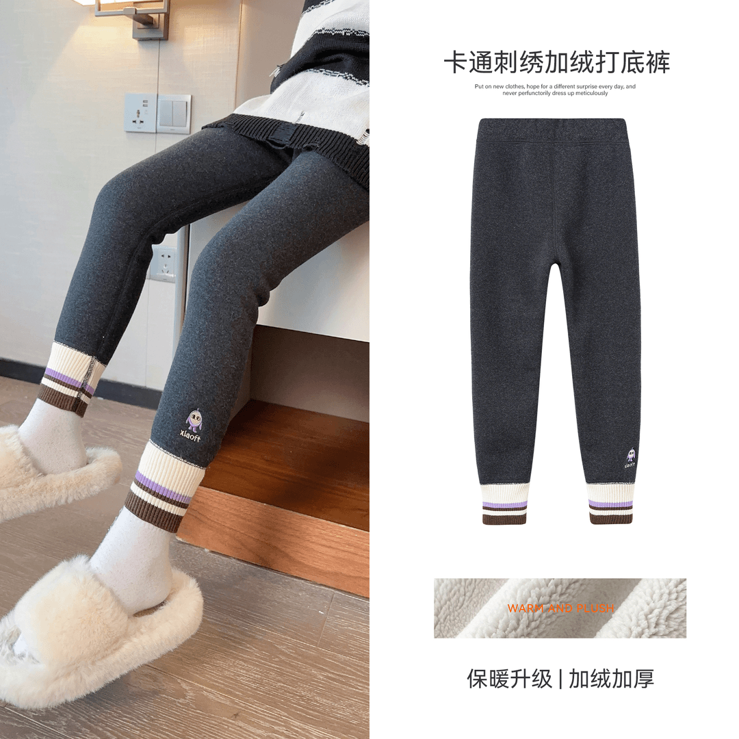 【王北北】冬季新款女童宝宝裤子6-12岁中大童儿童打底裤XXKD36219