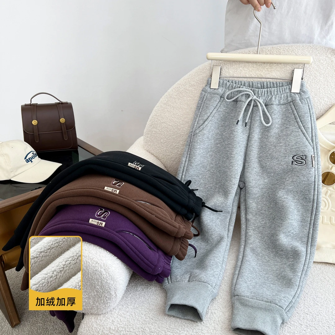 小菲特冬季新款女童装针织运动裤中大童百搭儿童休闲裤JMKD35886