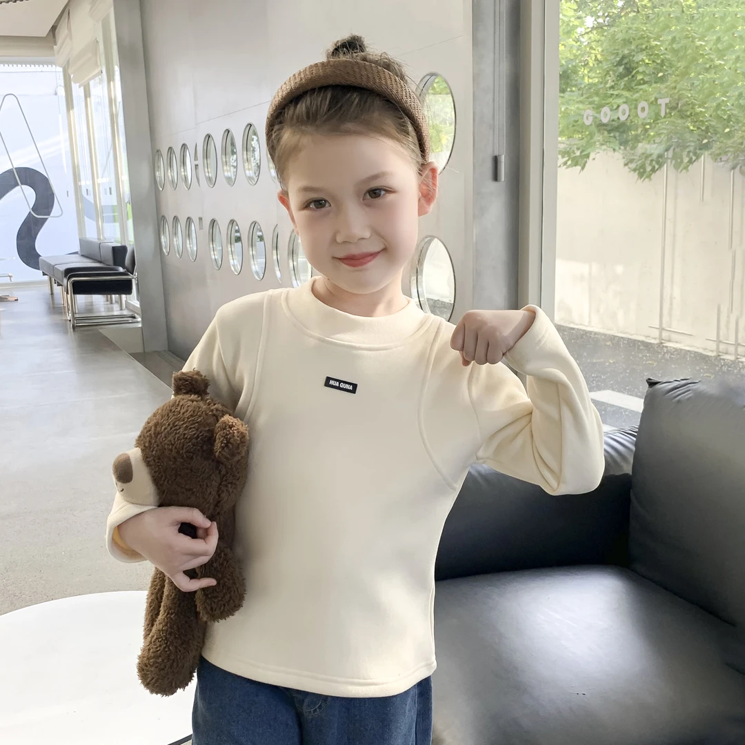 小菲特2379冬季新款百搭纯色打底衣加绒打底衫HAYD35383