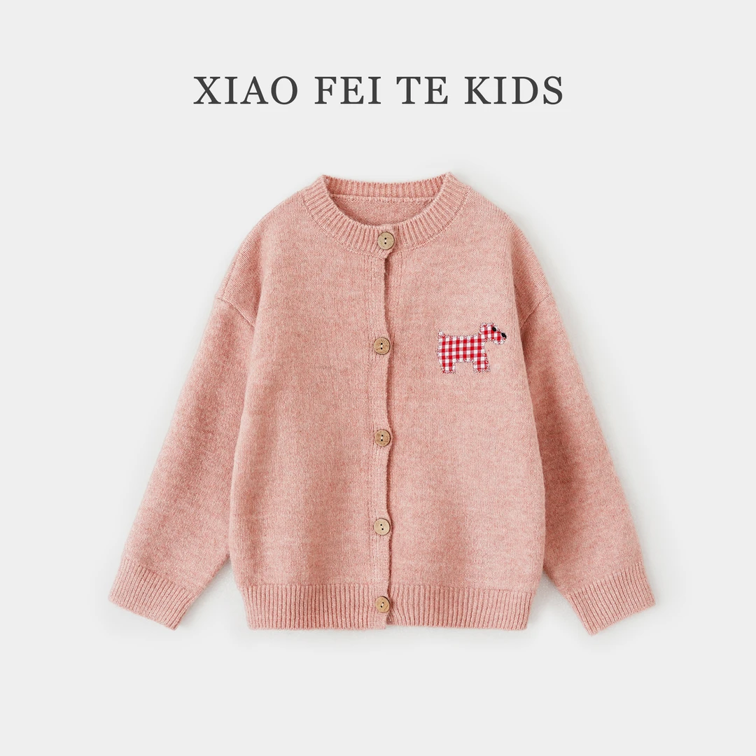 【姗姗】小菲特秋冬女宝上衣女童装中大童儿童洋气针织衫MFYD42795