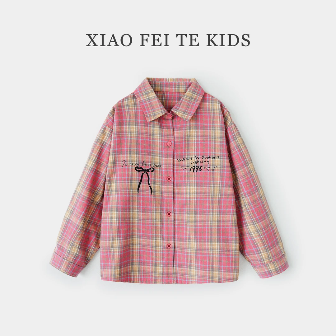 小菲特秋季女宝上衣女童装6-12岁中大童儿童外套BGYQ42946