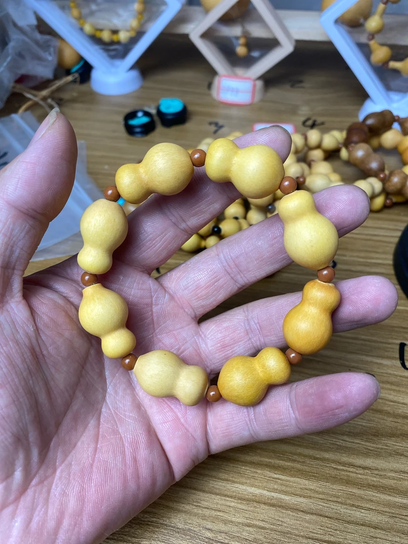 非金属木质手链 到福葫芦手串卡2.6的