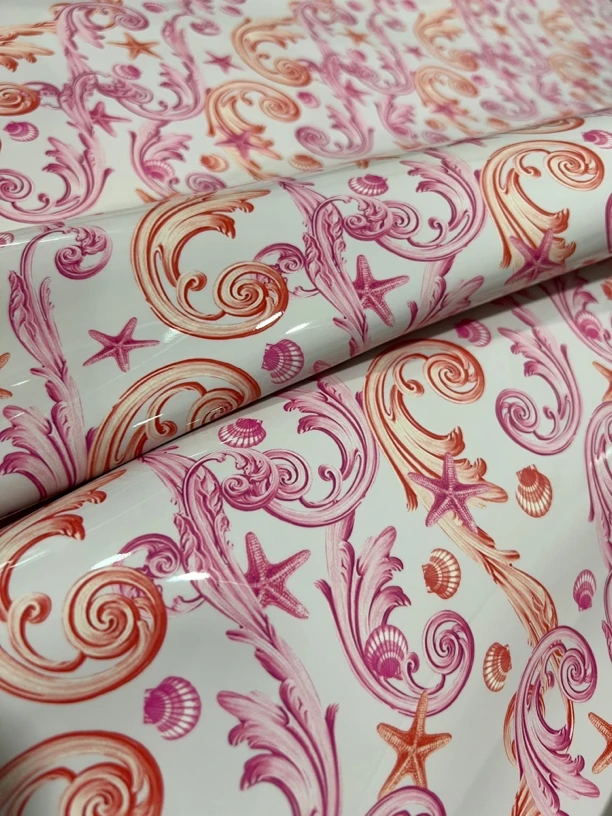 意大利进口头层牛皮印花