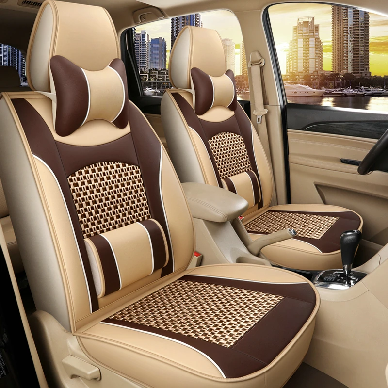 长安欧诺/欧诺S七座专车专用汽车坐垫四季通用全包皮革冰丝座椅套
