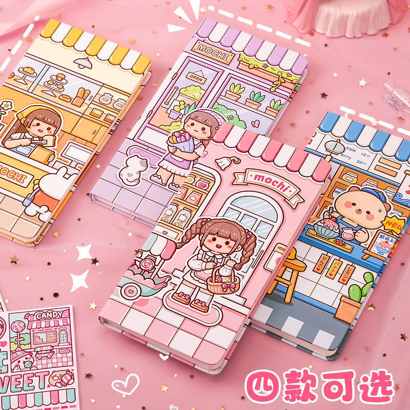 小麻薯weeks手帐本方格内页手账本网格可爱笔记小本子简约少女心