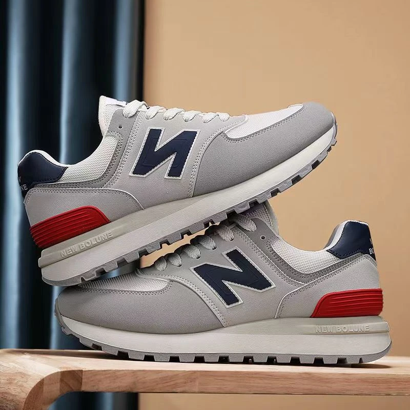 N秋冬款休闲男女情侣同款时尚百搭运动防滑慢跑耐磨鞋574-1