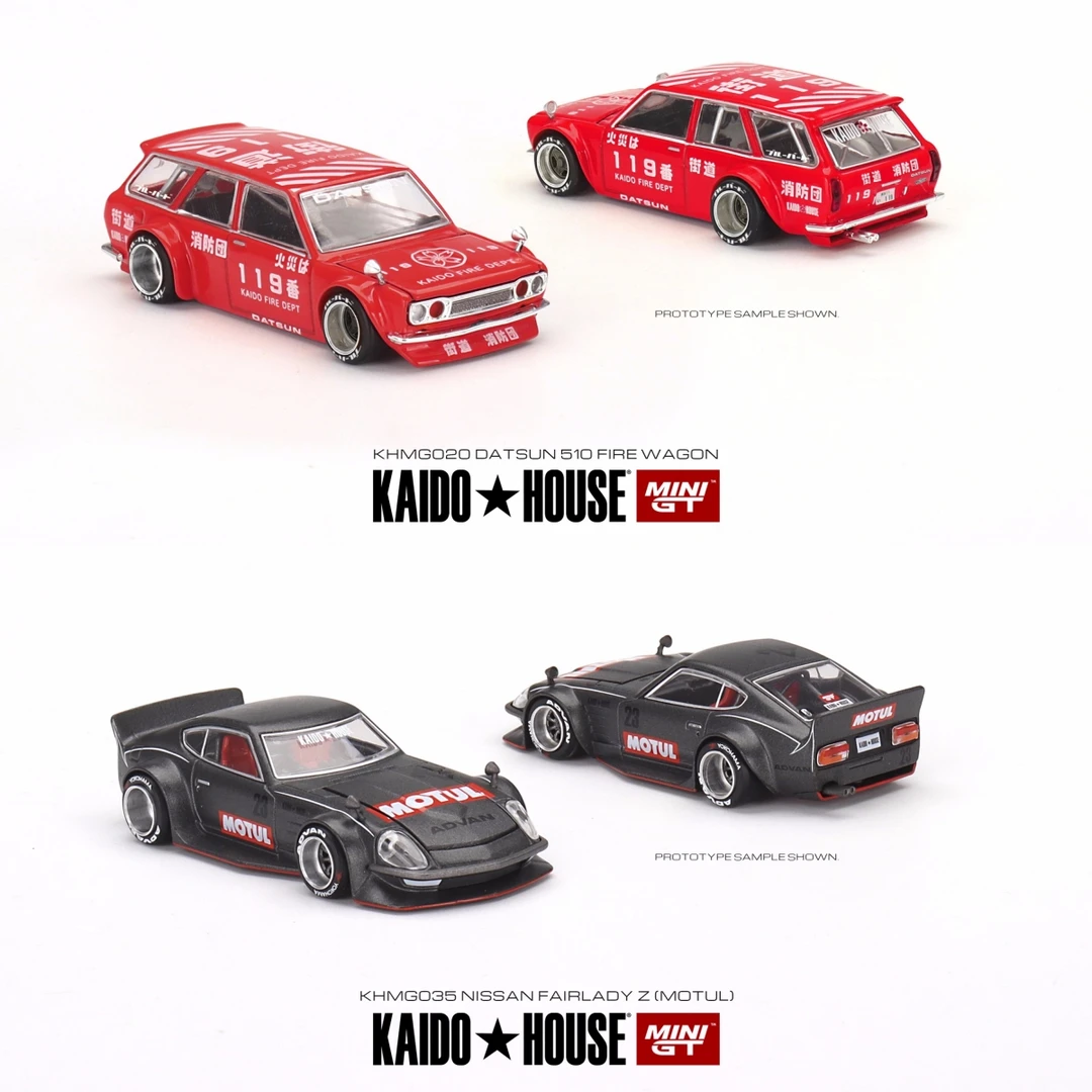MINIGT Kaido House得胜Datsun510 Wagon瓦罐Fairlady Z 汽车模型