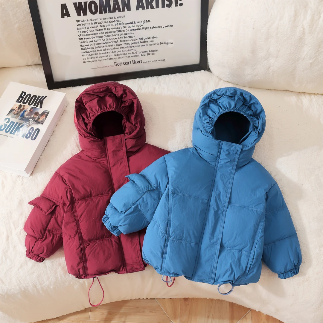 反季2024新款儿童羽绒服中小童宝宝男女童加厚保暖外套