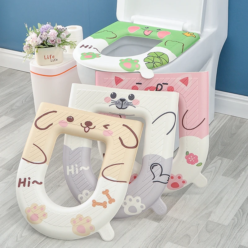 防水加厚马桶垫坐垫四季通用坐便垫冬季保暖马桶坐便圈垫马桶垫子