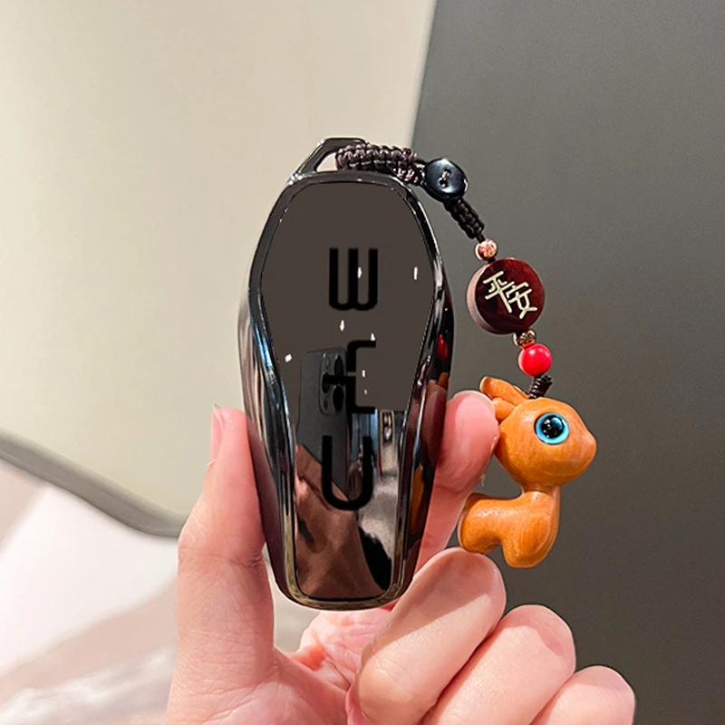 比亚迪秦plusdmi钥匙套plus秦ev女dmipro男车高级卡片壳扣包防摔