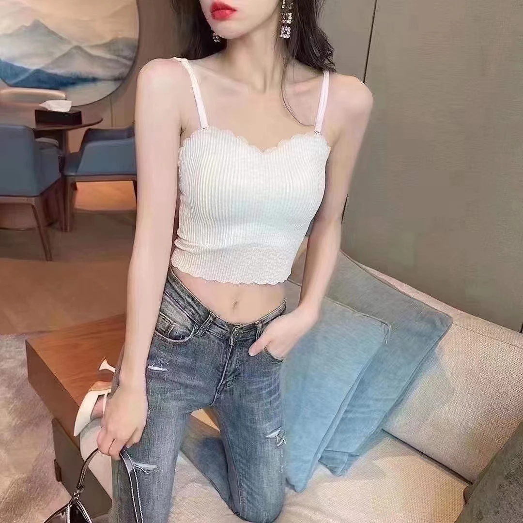 天然乳胶美背花边款不跑杯不掉杯