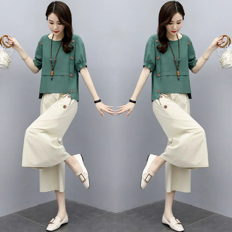 2024夏季女套装显瘦洋气