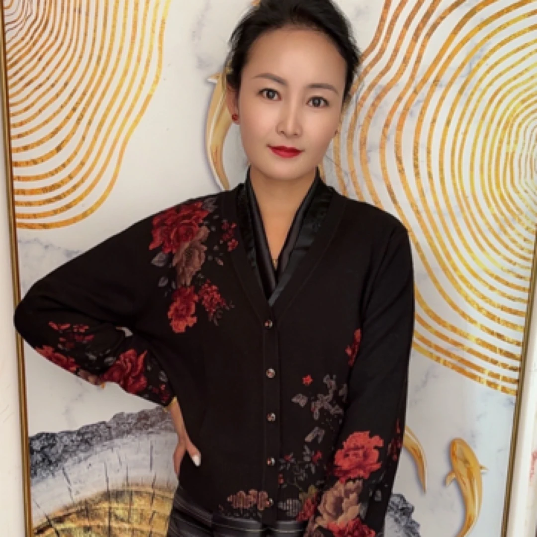 藏装外套纯羊毛针织