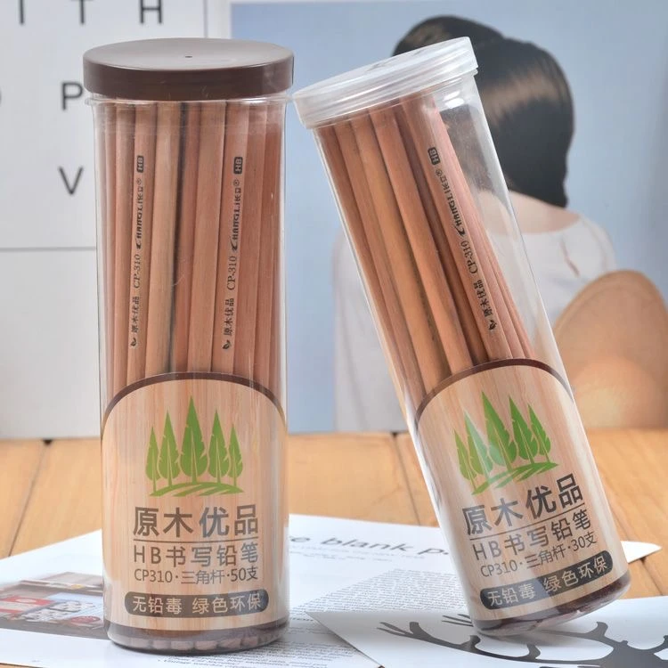 长立不断原木铅笔HB木通用diy优品质感书写顺畅喜欢儿童不断精品