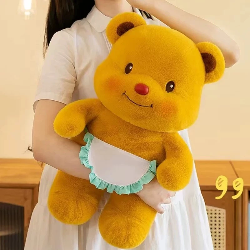 新款黄油小熊玩偶公仔布娃娃男女孩睡觉抱枕可爱奶油小熊毛绒玩具