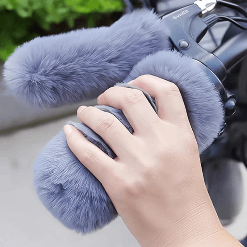 电动车摩托车手把套保暖手柄套防滑车闸刹车套防寒加绒加厚款冬季