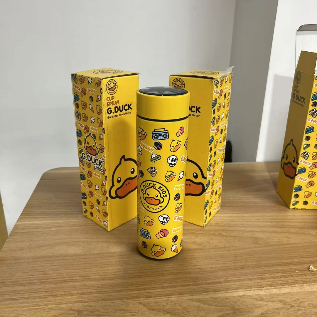 小黄鸭316不锈钢保温杯办公室上班可爱大容量