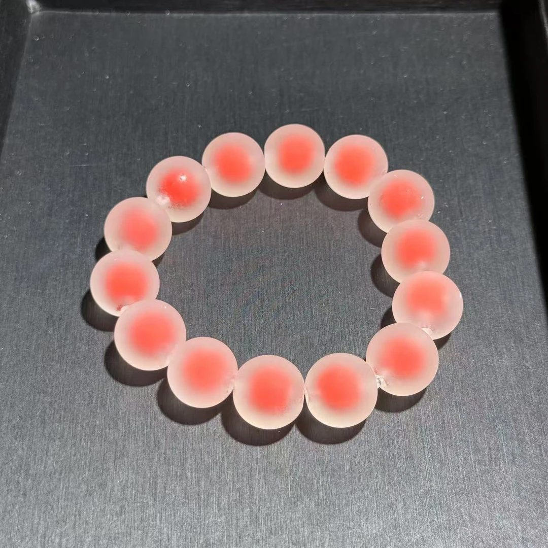 SS轻奢圆珠红手串Z53