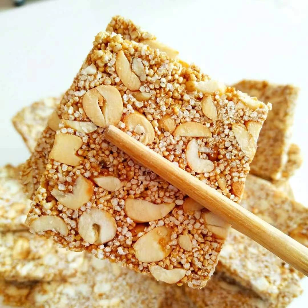 芝麻糖老式传统手工制作芝麻花生核桃正宗多味红薯糖陕西安康特产