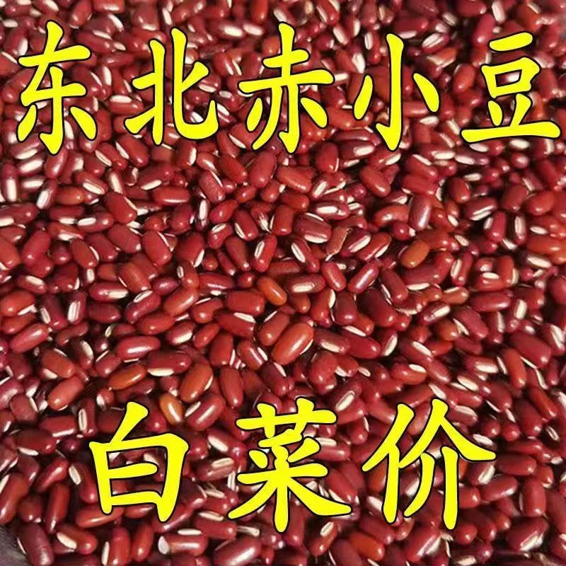5斤东北新赤小豆农家长粒红赤豆红豆薏米粥五谷杂粗粮批发10g