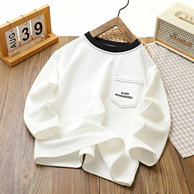 男童长袖T恤春秋新款中大童薄款休闲打底衫儿童圆领衫上衣潮4020