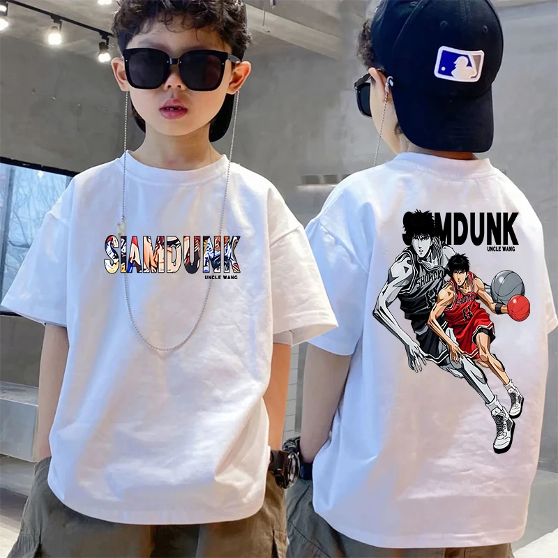 儿童纯棉T恤夏季短袖2024新款帅气时髦中大童男童上衣宝宝半袖潮