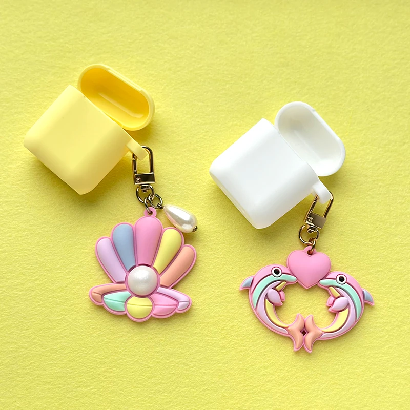 CLICHE可爱情侣创意个性卡通防丢防尘硅胶AirPods2代耳机套手机饰