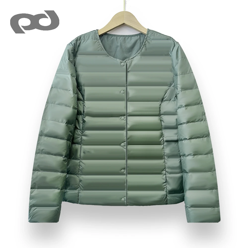 2024新款女士条纹羽绒内胆