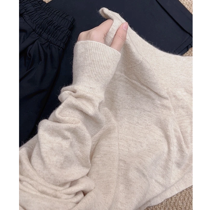 可燃烧！【全毛打底】半高领纯色显瘦打底衫  YXJ-半高领打底
