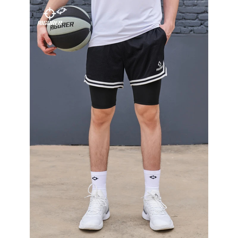 准者夏季男女新款 竞技透气针织五分短裤 Z122211699