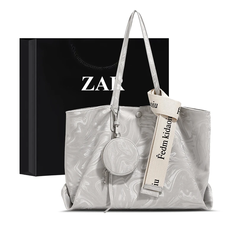 ZAR&RUILR/查瑞娜包包女士新中式国风高级感大容量上班通勤托特包