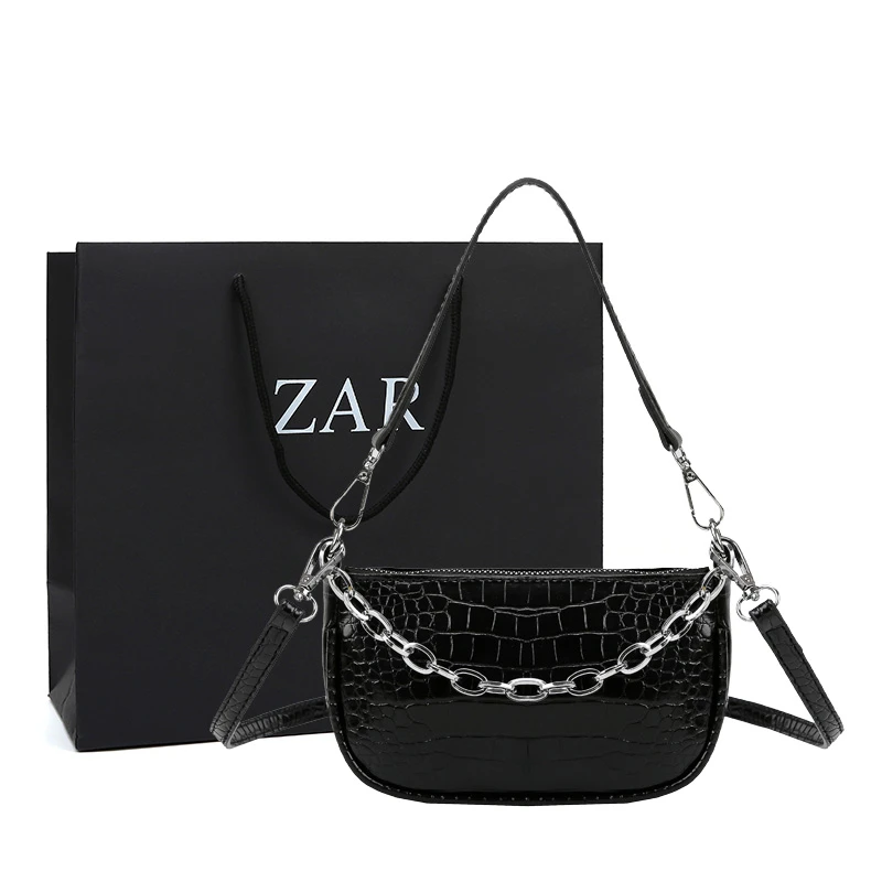 ZAR&RUILR/查瑞娜腋下小包包女质感法棍包小众百搭单肩迷你斜挎包