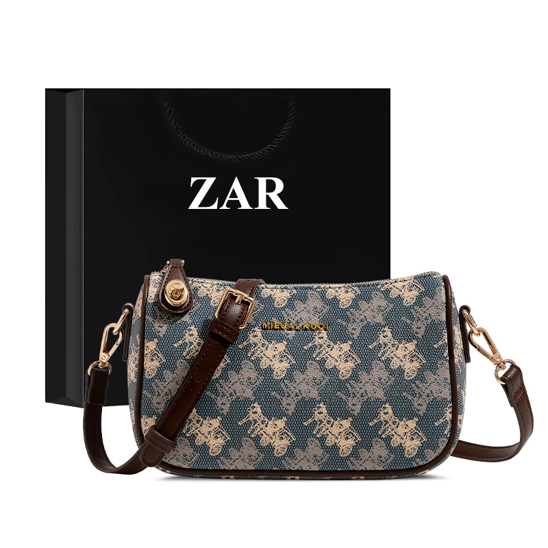 ZAR&RUILR/查瑞娜轻奢洋气单肩小包包女士时尚高级感百搭斜挎包