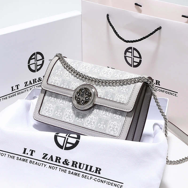 ZAR&RUILR/查瑞娜生日礼物轻奢包包女士高级感小众百搭斜挎小方包