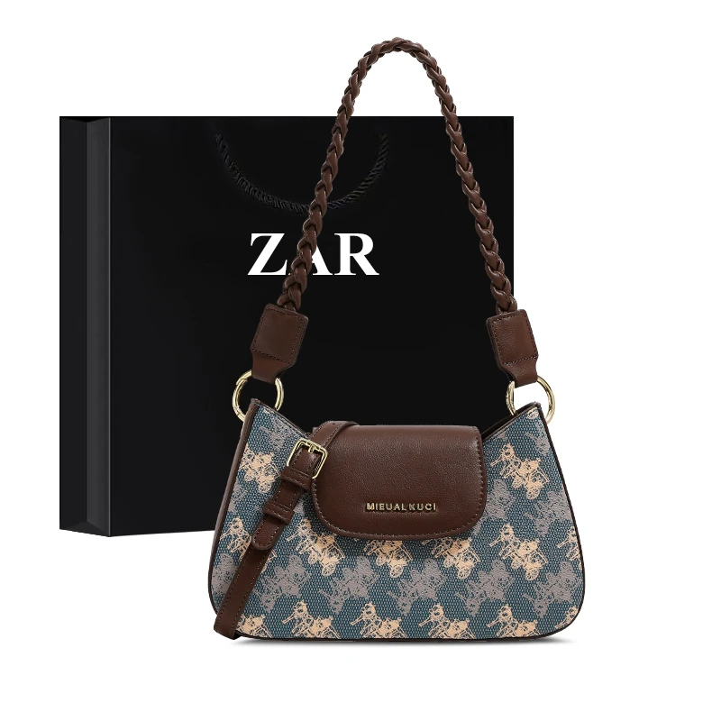 ZAR&RUILR/查瑞娜法式小众腋下包包女时尚手提包百搭单肩斜挎包