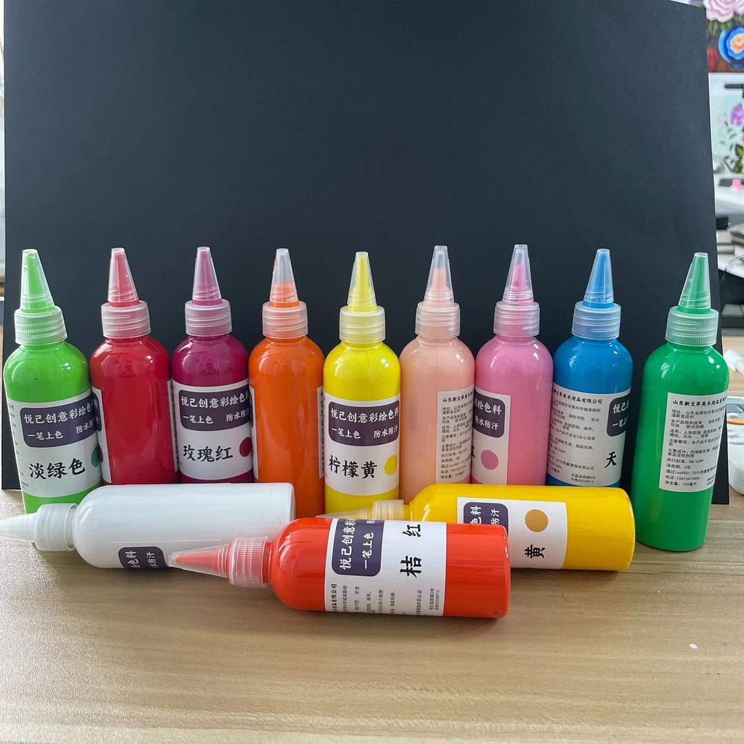 多功能彩绘色料12瓶