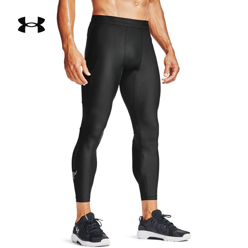 Under Armour/安德玛强森Rock男士专业跑步健身训练运动紧身裤