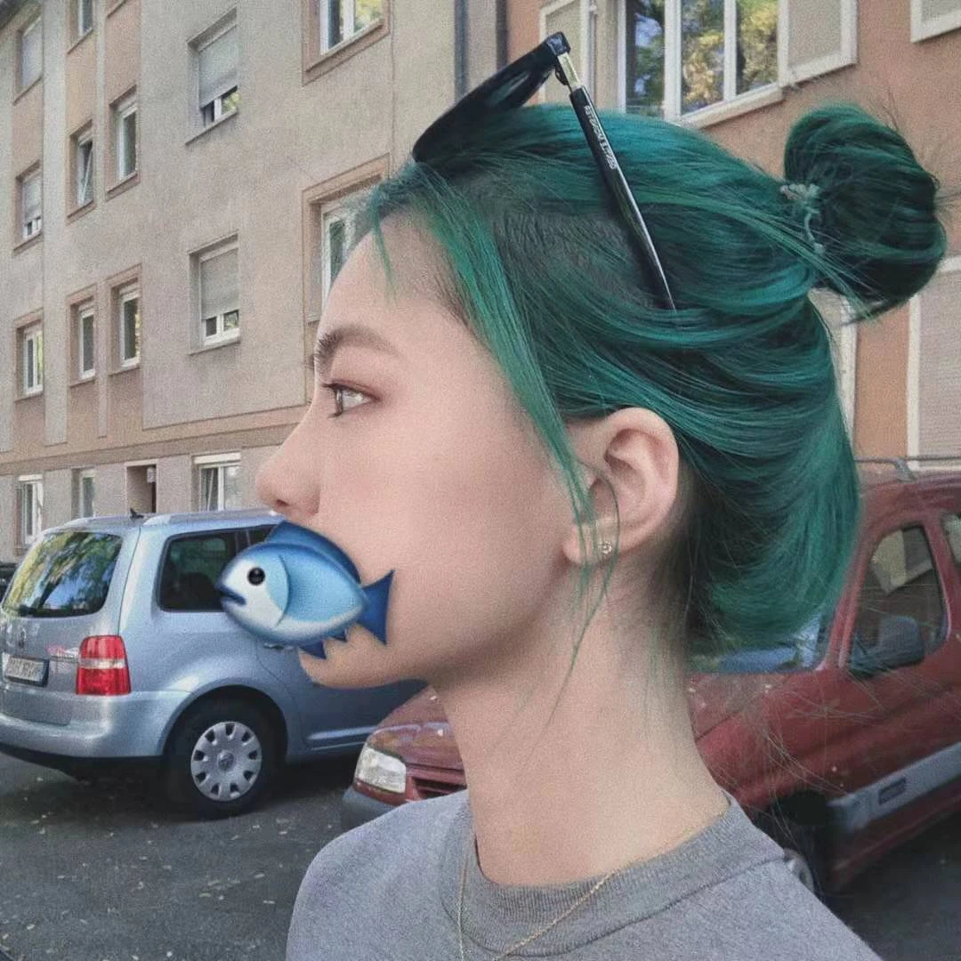 网红孔雀绿染发剂植物彩色樱花粉棕色年轻人在家染染发膏黑色学生
