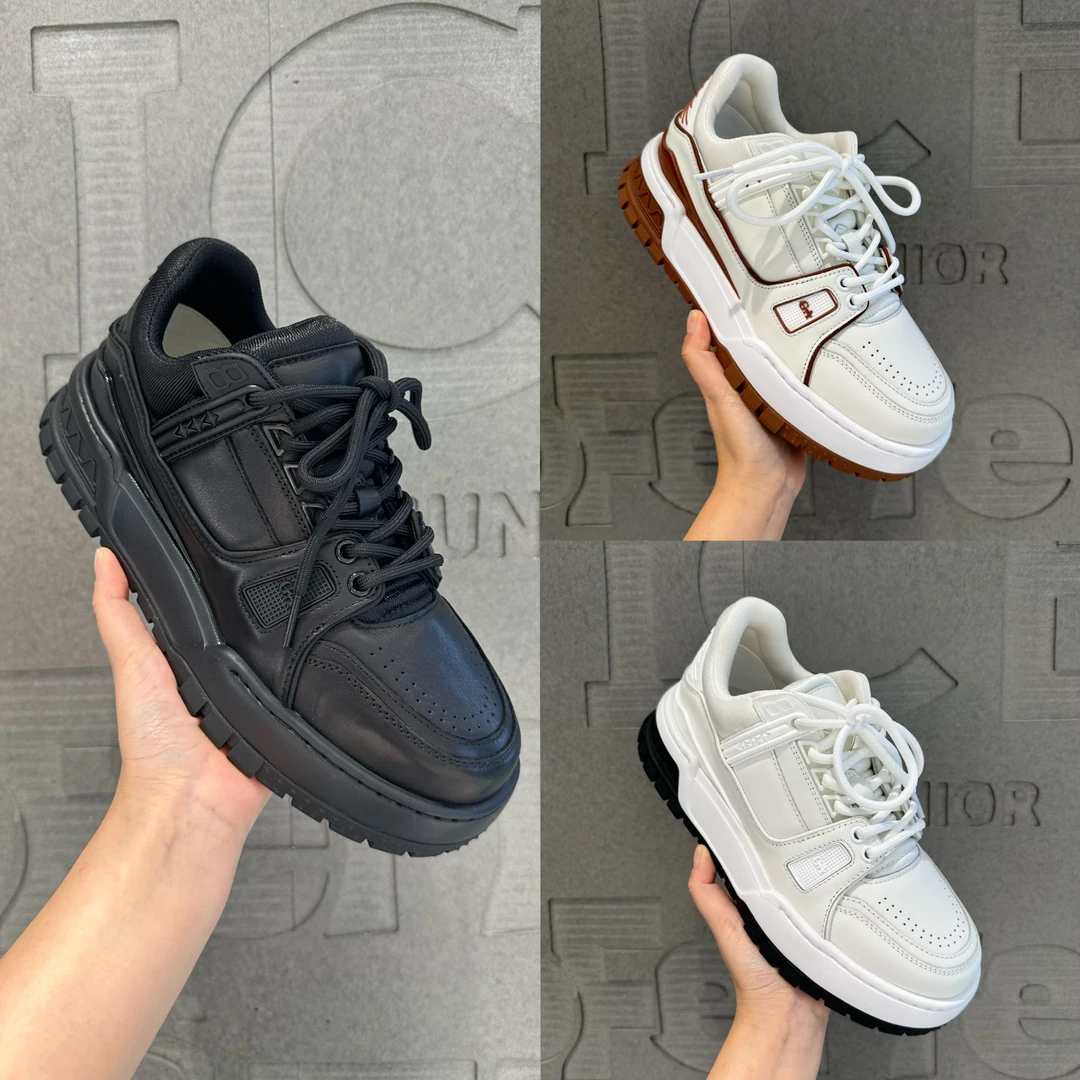 DS66S11-1软底男士休闲鞋秋季舒适时尚百搭潮鞋厚底低帮鞋子潮流