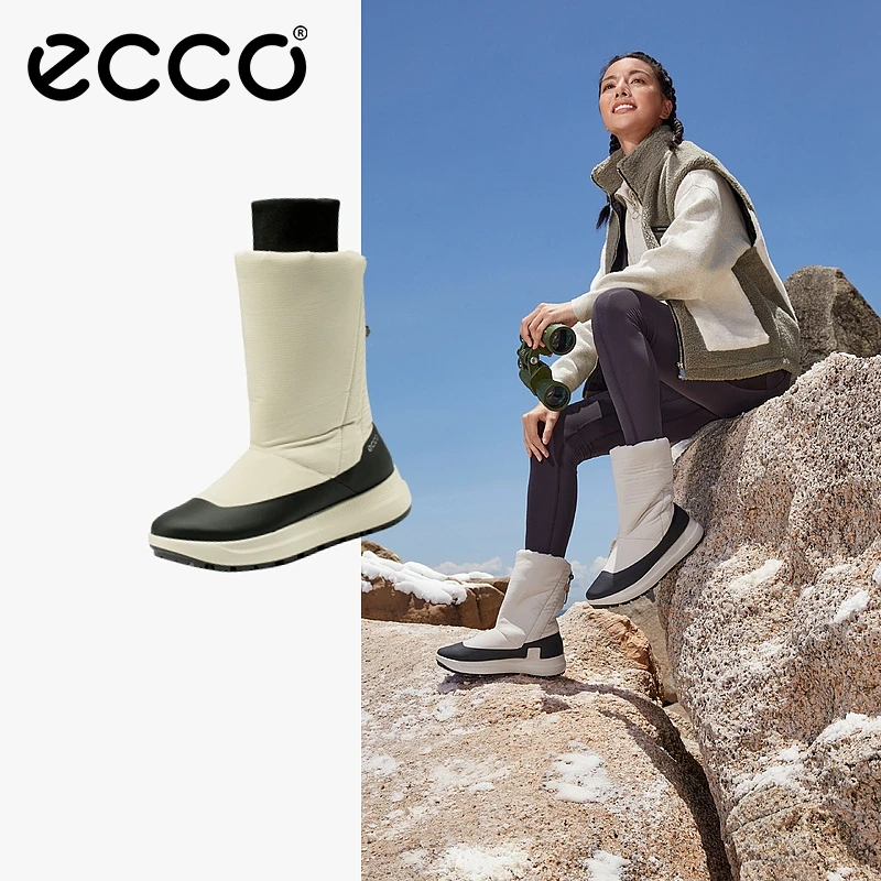 ECCO爱步【赛冬系列】  女士鞋保暖冬季加绒高帮 420203