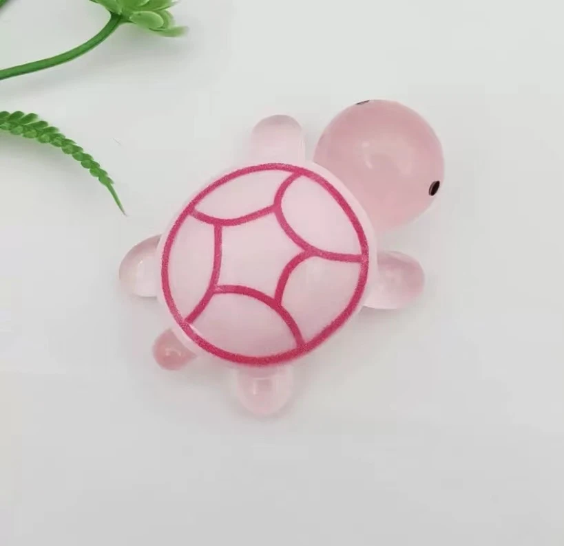 【直播拆中号】5cm*3.5cmDIY树脂微景夜光中号小乌龟创意摆件饰品