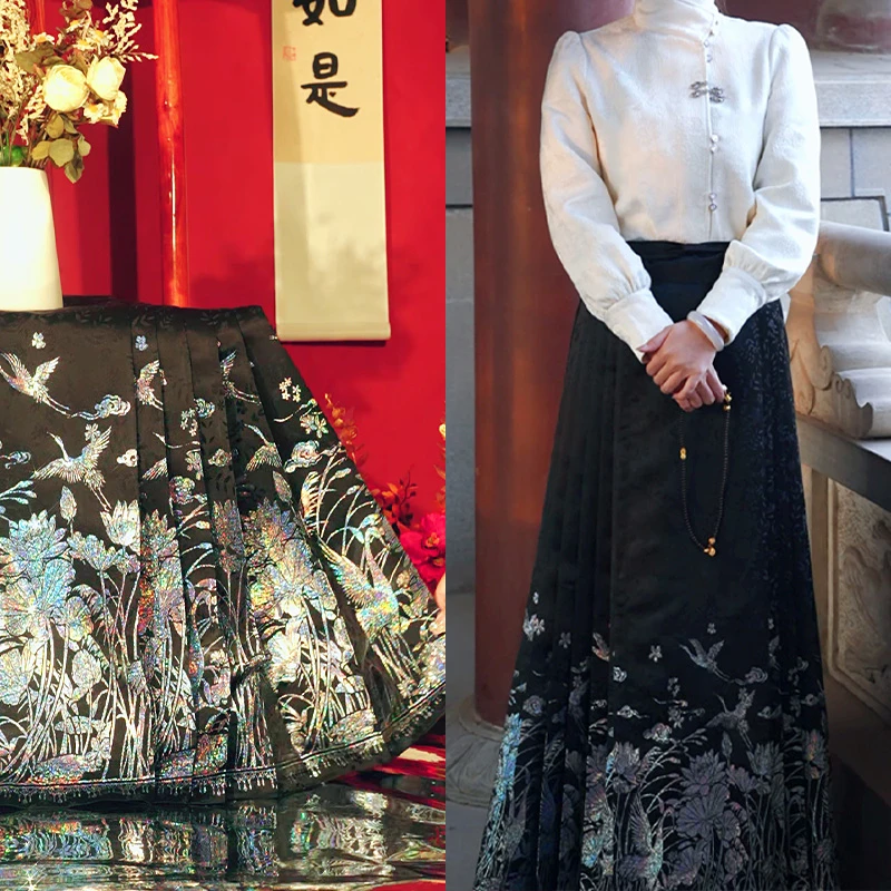 碧荷-【马面裙】衣研居 5米 6 6对褶 M16